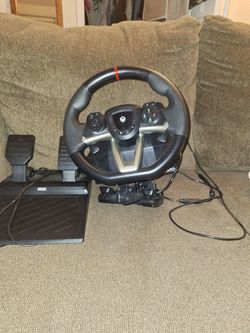 The HORI Racing Wheel Overdrive is an officially licensed, budget-friendly steering wheel and pedal set designed for the Xbox One, Xbox Series X|S, an