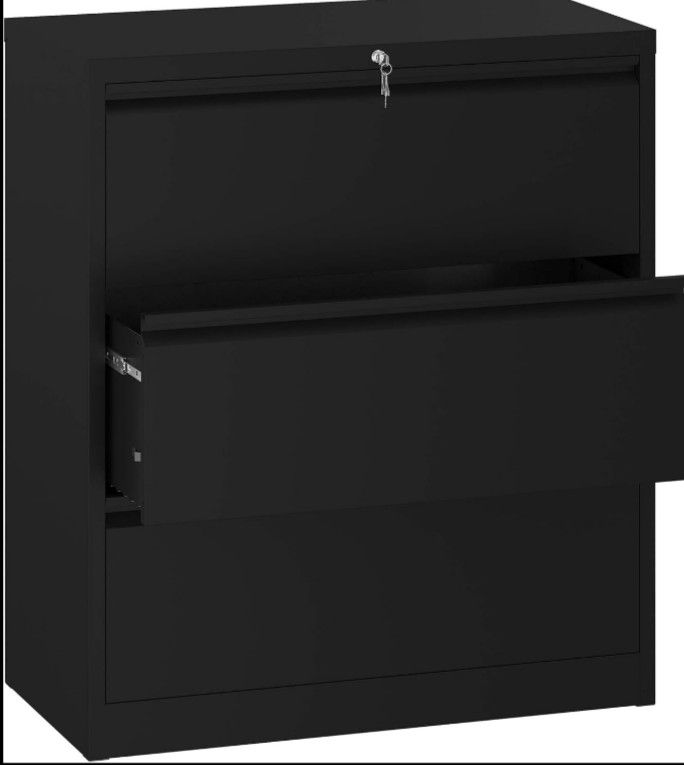 NEW Lateral File Cabinet with Lock
