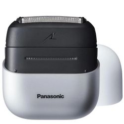 Panasonic Swipe Right Travel Shaver for Women, Portable Electric Razor with USB-C Charging, 3-Blade Cutting System for Dry or Wet Use, White/Silver - 
