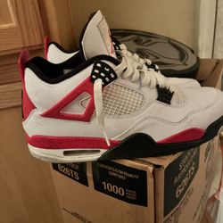 Jordan 4 Red cement 