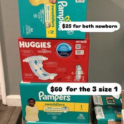 Baby Diaper Size 1 And Newborn