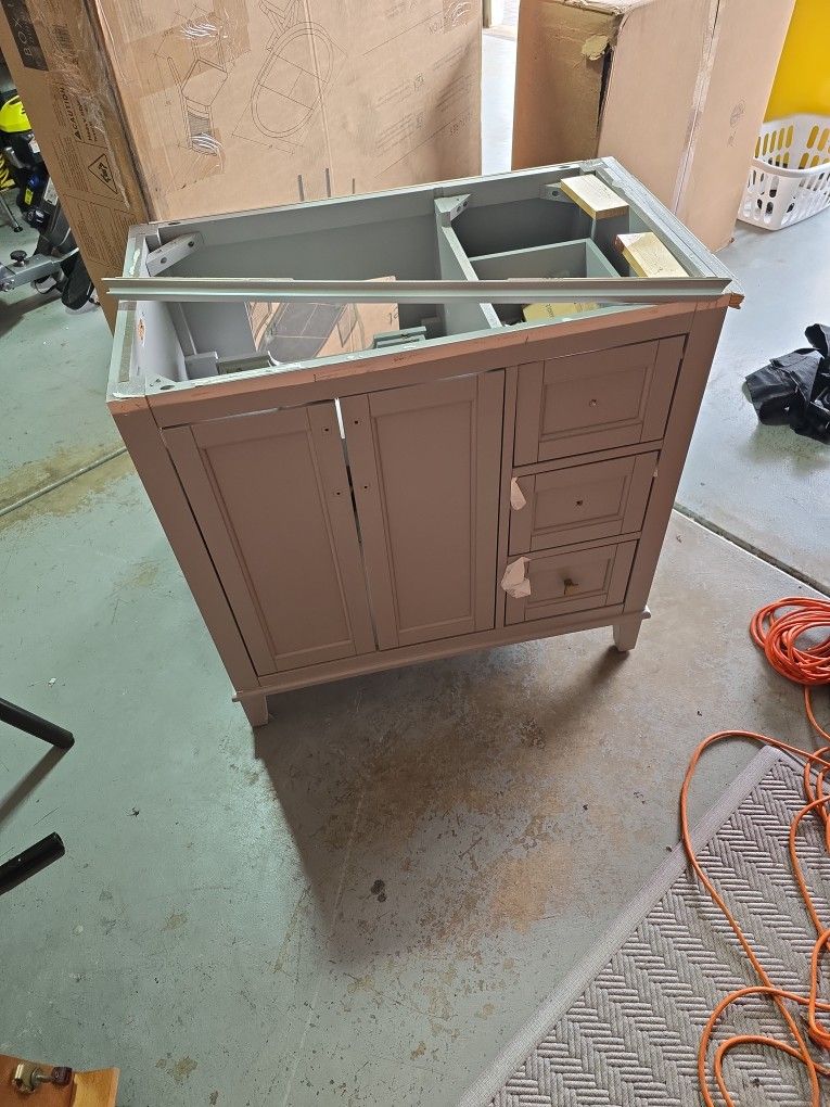 New Bathroom Cabinet