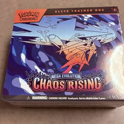 Pokemon TCG Mega Evolution Chaos Rising Elite Trainer Box ETB New Sealed