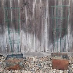 Heavy Duty Green Tomato Cages (SERIOUS BUYER PLEASE)