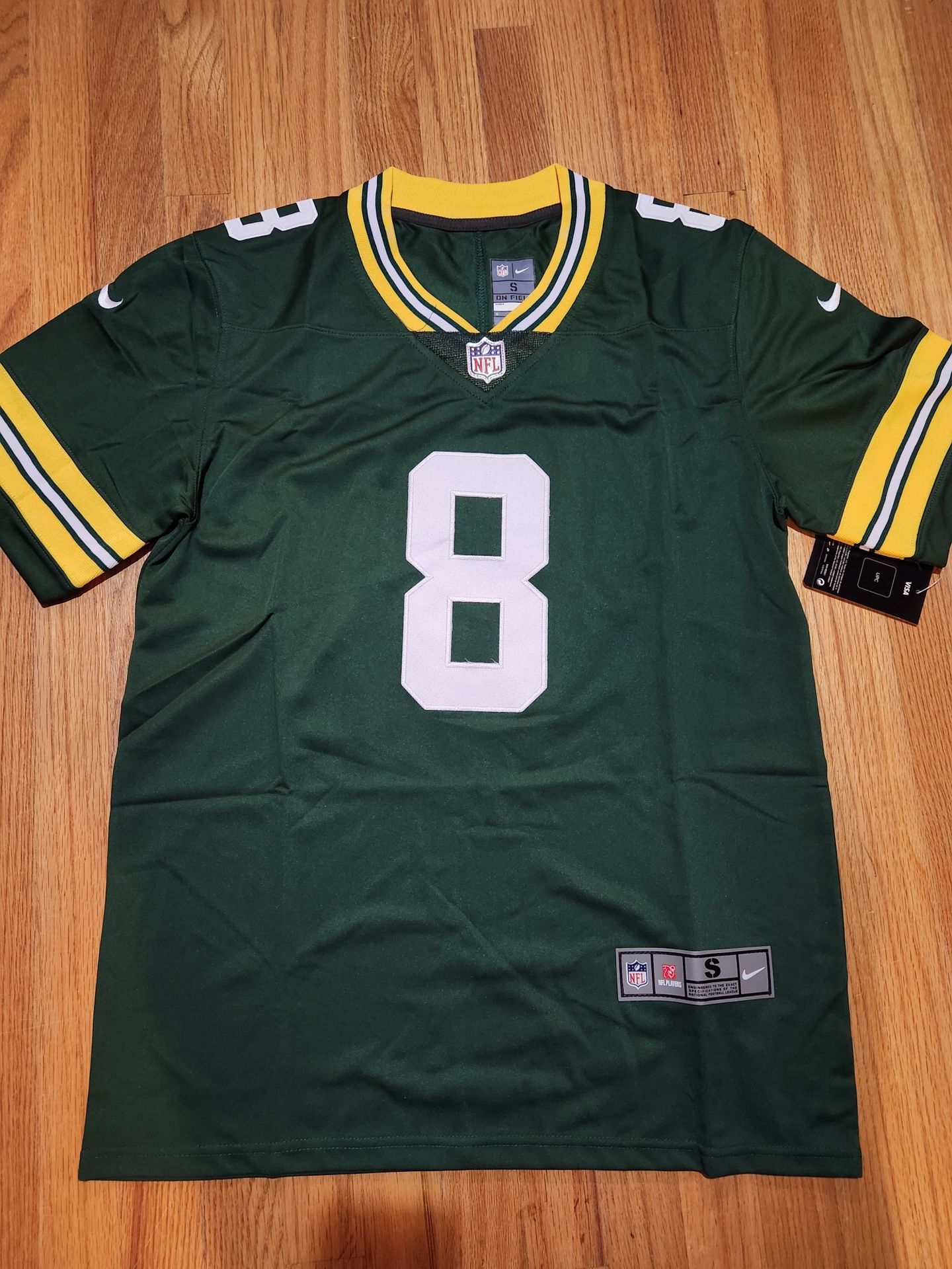 2025 NFL Green Bay Packers Team Green Bay Packers 8# Jacobs Rugby Clothes Man
