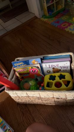 Toys and book