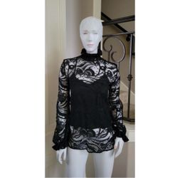 Emilio Pucci Black Lace Blouse 🖤