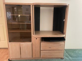 Computer desk. Office cabinet.