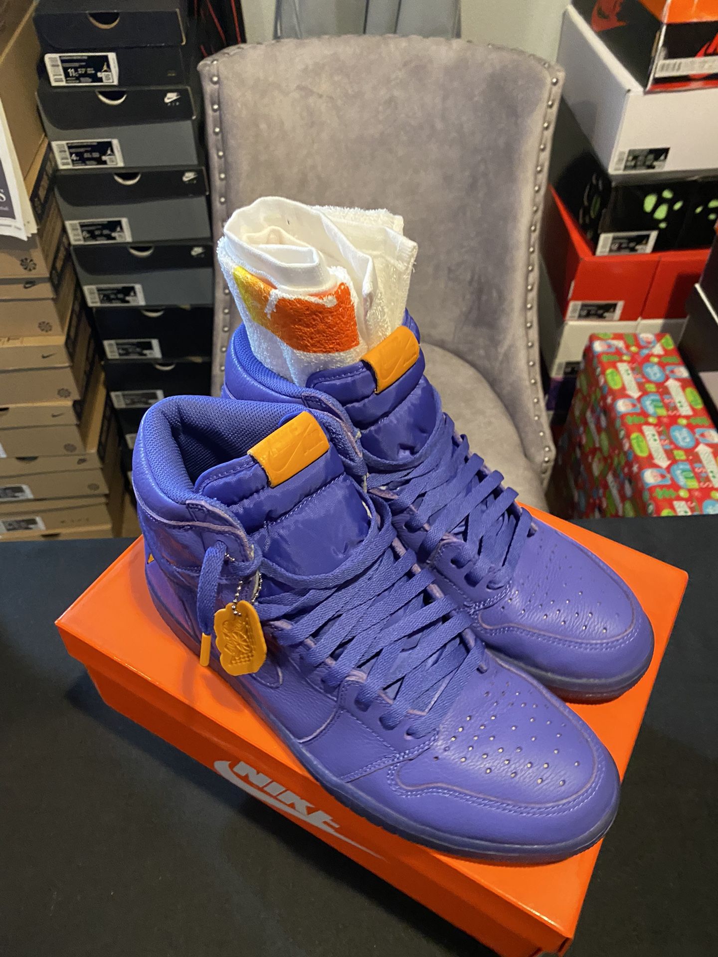 Jordan 1 Retro High Gatorade Rush Violet