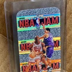 Michael Jordan Kobe Bryant 1999 NBA JAM Acclaim Mini Refractor Insert Card