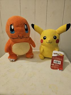 Pokemon Plush Figures Both For $30