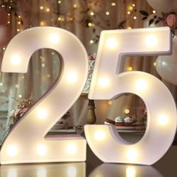 PAIR OF💥 LIGHT UP💥 25 NUMBERS 
