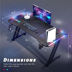 🎮 Level Up Your Setup – RGB 24x48 Gaming Desk for Sale! 🎮

