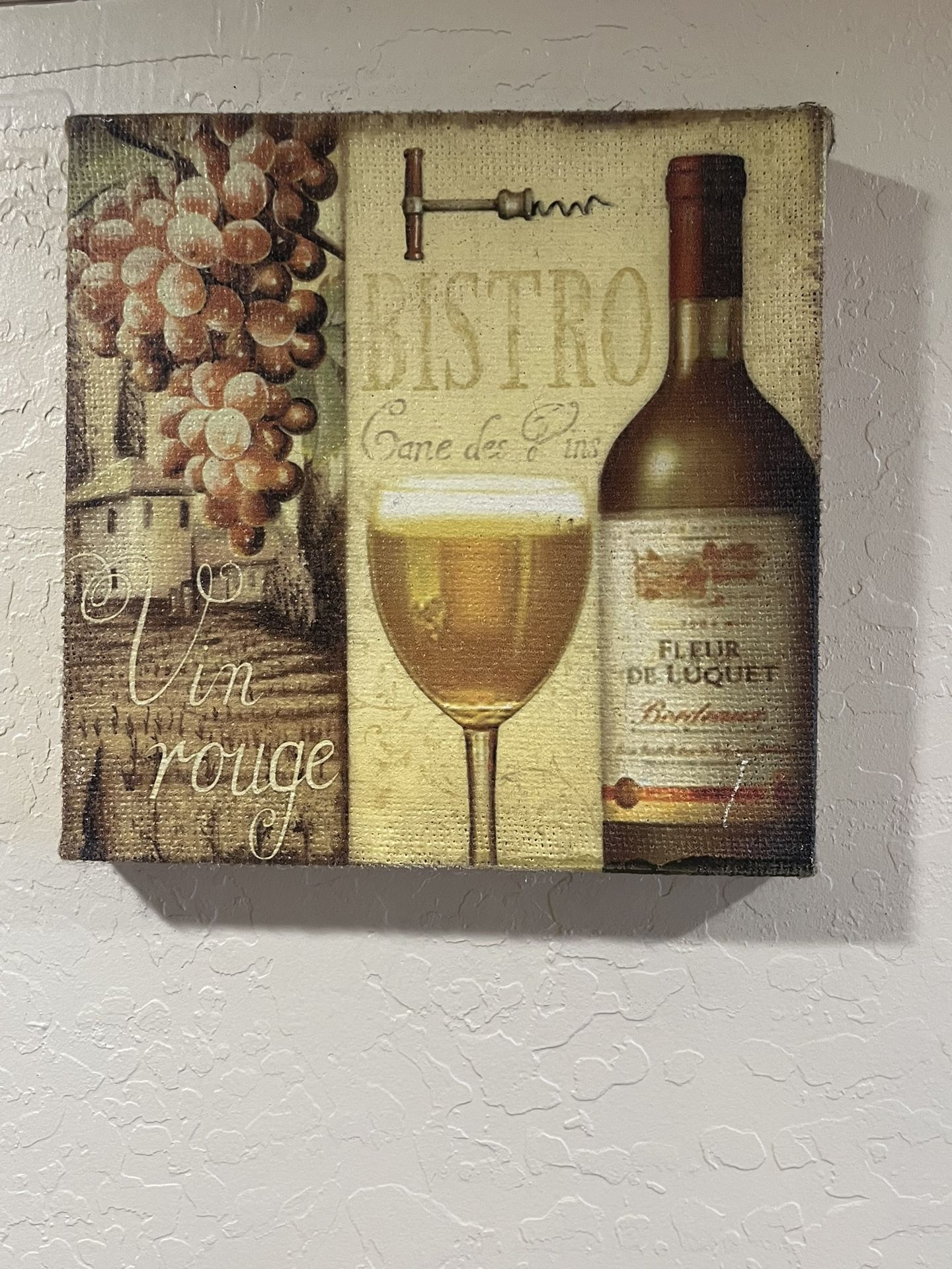 Wine Decor, Wine Rack And Glasses