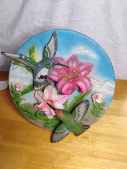 Hummingbird Decorative Plate