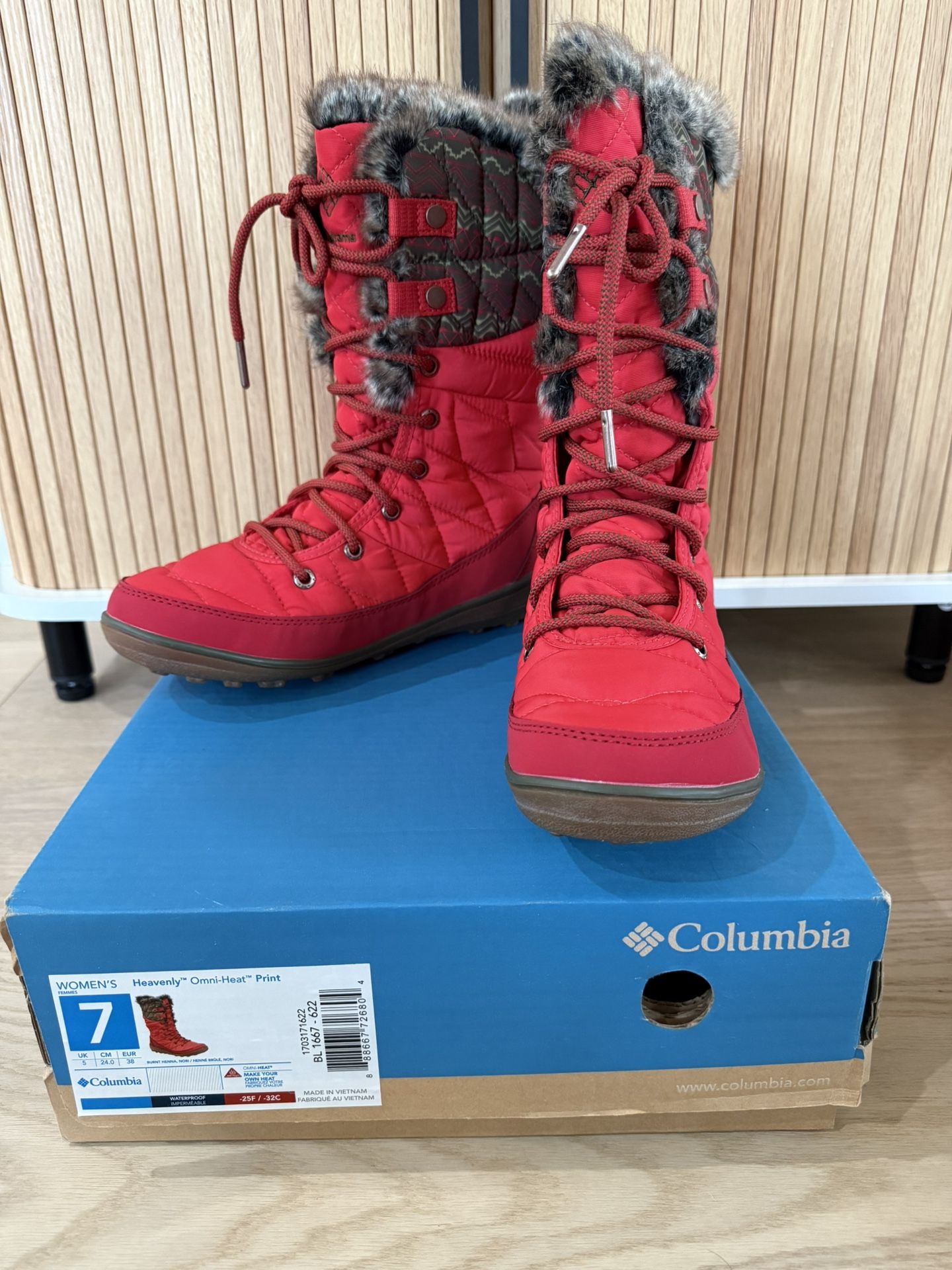 Columbia Heavenly Omni-Heat Print Boots