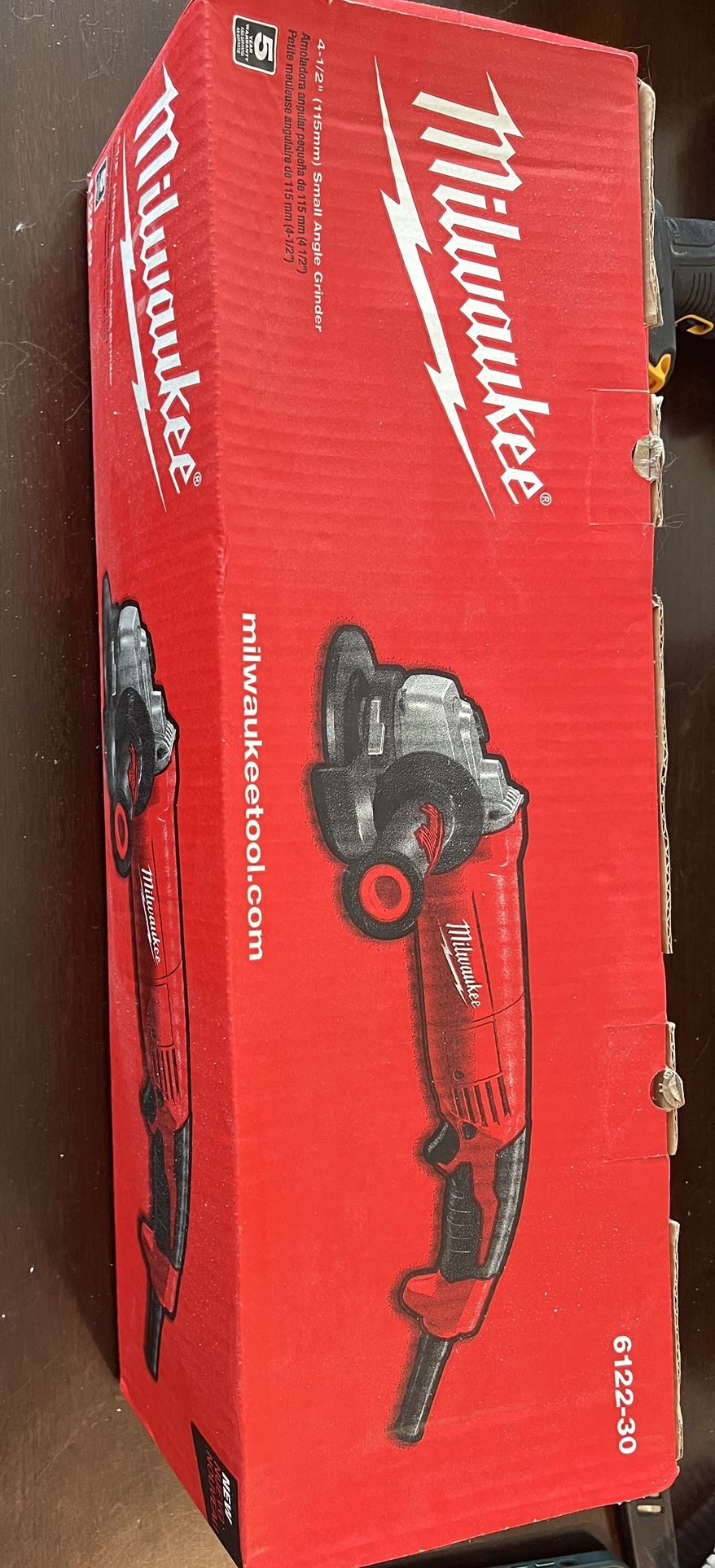 Milwaukee 4 1/2 Inch Corded Angle Grinder New In Box