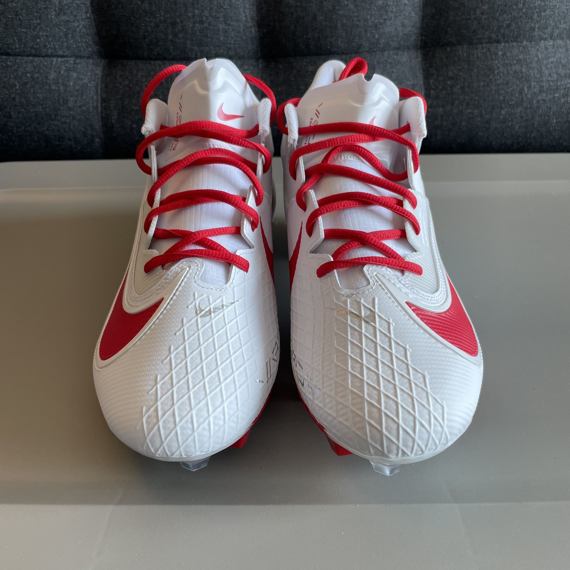 Mens Sz 13 Nike Vapor Edge Elite 360 2 TB P White University  display picture 3