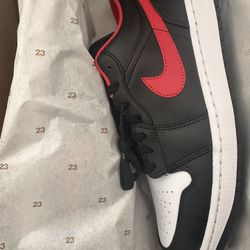 Jordan 1 Low “White Toe” (Men’s 12). New in box.
