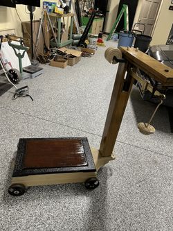 A Completely Refinished Platform Scale 