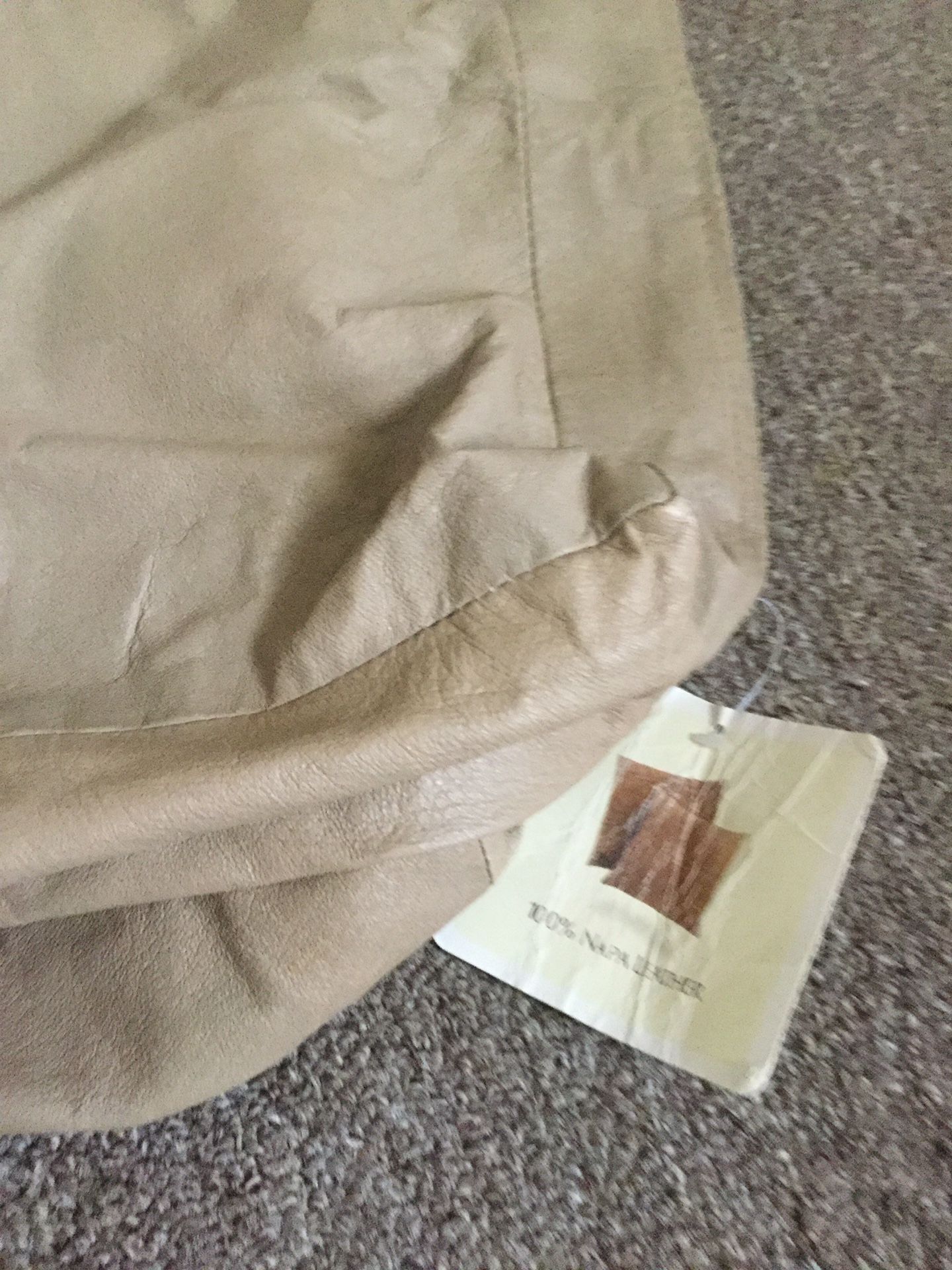 Pillow Case Leather size 24” x 24”