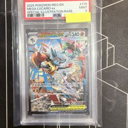 2025 POKEMON MEG EN MEGA LUCARIO ex SPECIAL ILLUSTRATION RARE