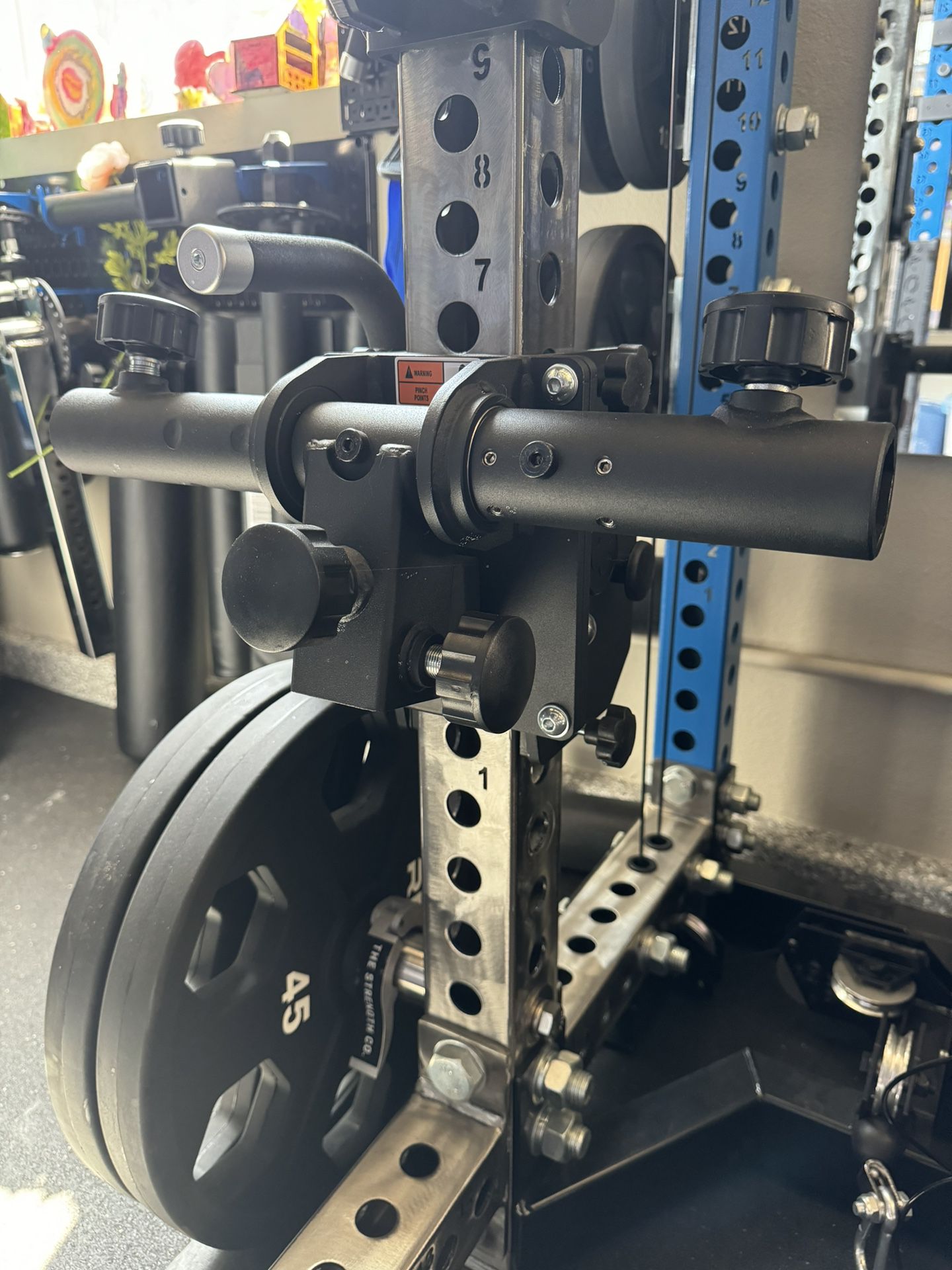 Bulletproof Fitness Isolator With Attachments For 3x3 Rack And 1” Holes