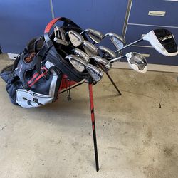 Taylormade LEFTY Golf Clubs, Bag & Ranger Finder