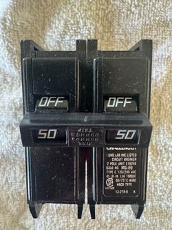 Circuit Breaker 50 amps