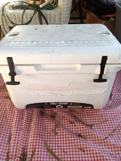 Tru Temp Hard Cooler White