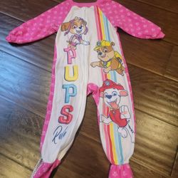 Paw Patrol Footed Pj Pajama Fleece 3T 