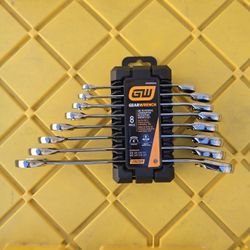 GEARWRENCH
SAE 90-Tooth Reversible Combination Ratcheting Wrench Set (8-Piece)