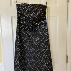 White House/Black Market Strapless Dress
