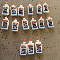 12 New Elmer’s School Glue And 3 Used 