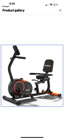 New in box Recumbent Exercise Bike Magnetic Stationary Cycling Bicycle Indoor Workout Bikes with Large Caption Display & Adjustable Resistance for Hom