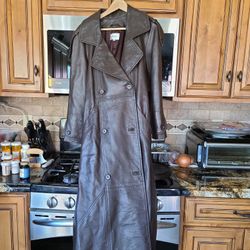 Italian Leather Coat