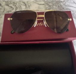Authentic Cartier Sunglasses Unisex