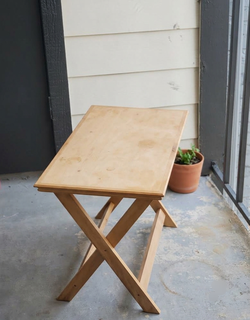 Small wooden table