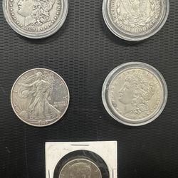 Collectible  Bills And Coins.