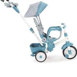 Little Tikes Perfect Fit Trike, 4 In One Trike, Teal