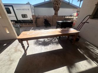 Wood table