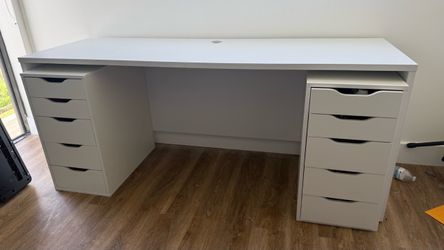 IKEA Desk & Drawers Set