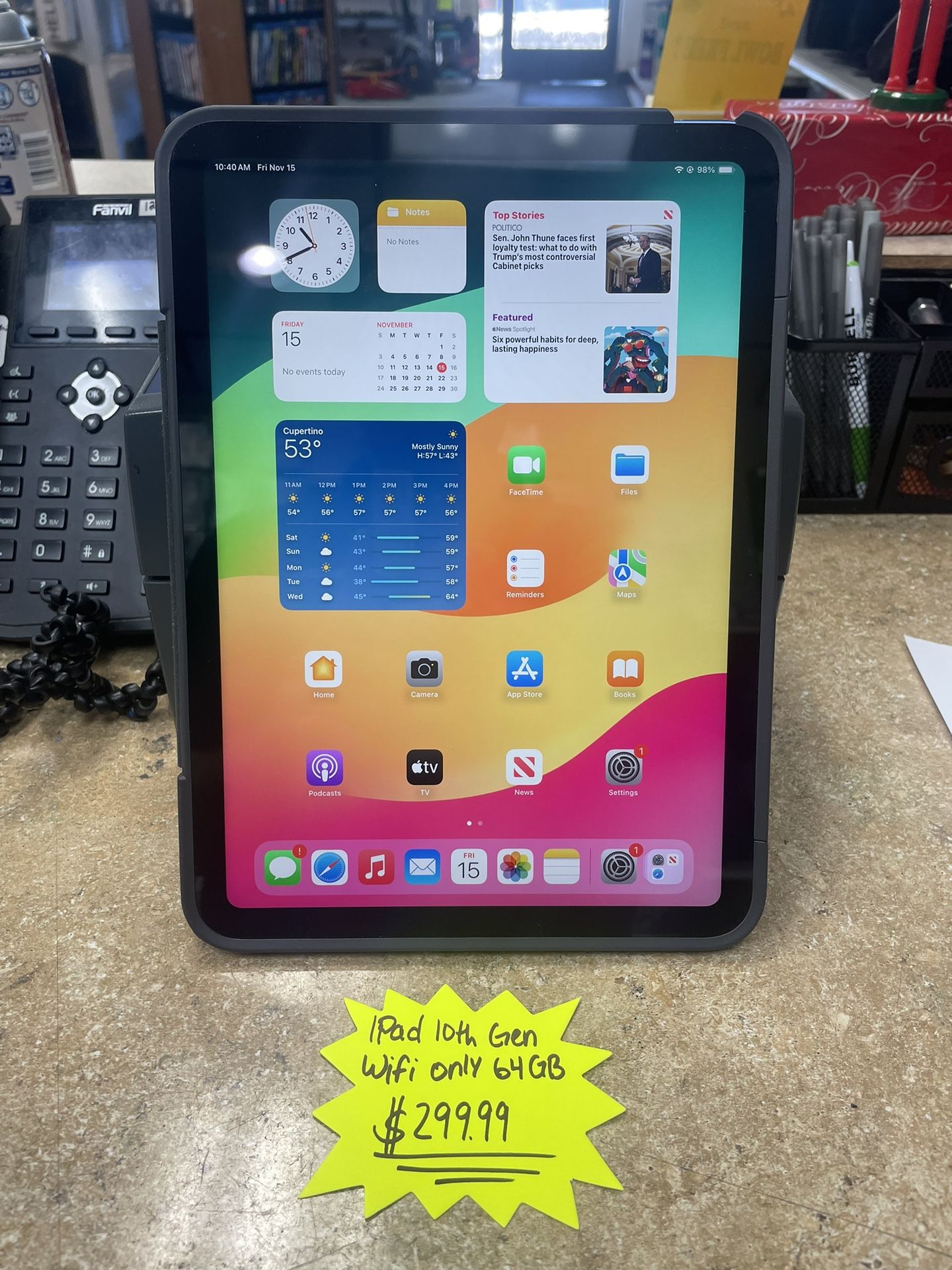 iPad 10th Gen 64GB Wifi Only