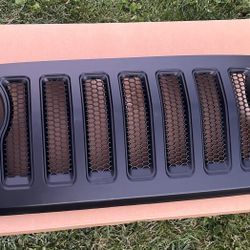 2007-17 Jeep matte black grille. Brand New