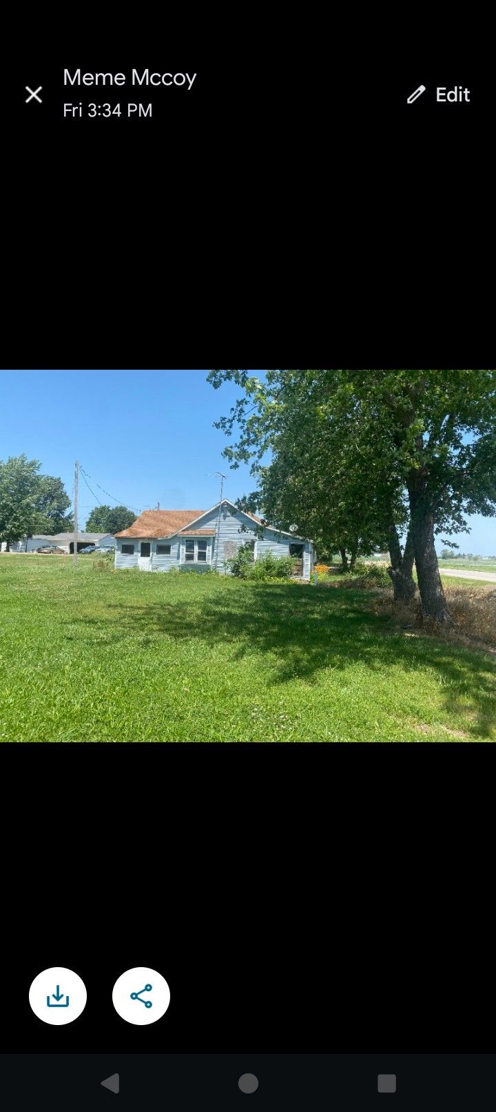 Sold As Is! 1167 Sq Ft 2 Bed 1 Bath IOWA Country Home ON 1/3 Acre