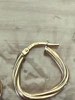 14 Italy gold hoops