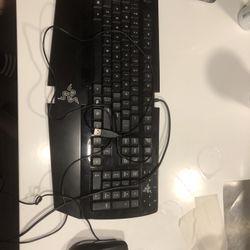Razer gaming keyboard and Razer gaming mouse