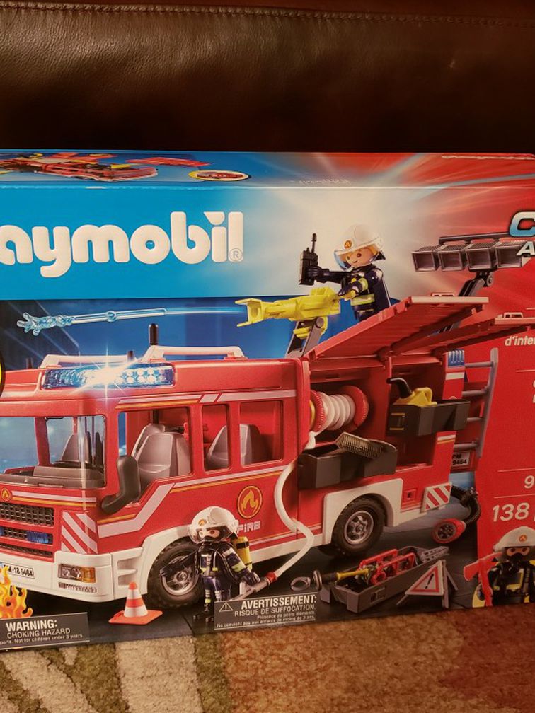 Playmobil Fire Engine, Fire Truck
