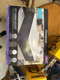 Beautyrest 20" Cushion Aire Inflatable King  Air Bed Gray Built N Pump BRAND new