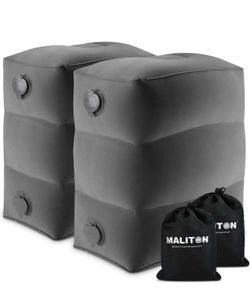 Maliton travel foot rests/ inflatable pillows.